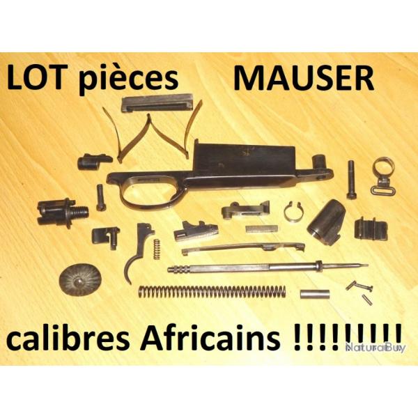 LOT de pices MAUSER pour calibres gibier Africain 416 Rigby 404 Rimless 375 HH mag ...-  (D25A83)