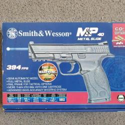 Pistolet SMITH & WESSON CO2 billes plastiques 6 mm BB