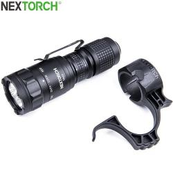 Lampe Torche Tactique Nextorch TA21 SET - 1300 Lumens - lumière rouge - anneau tactique