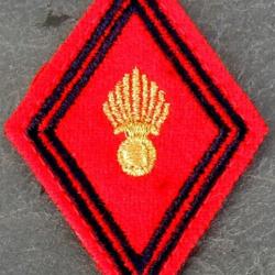 Patch à coudre losange mod 45 Grenade d'Artillerie sous-officier pour collection ne pas porter.