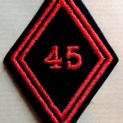 Patch à coudre losange mod 45 45° Régiment du Génie de l'air troupe pour collection ne pas porter.