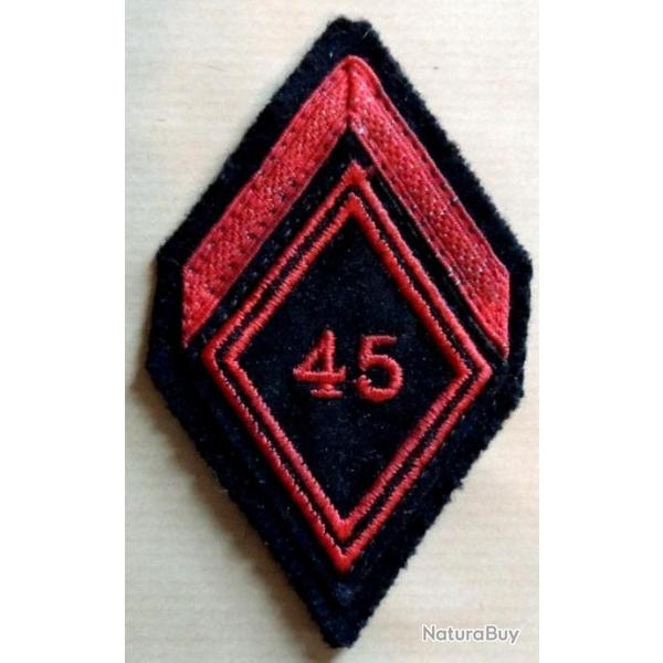 Patch  coudre losange mod 45 45 Rgiment du Gnie de l'air 1Classe pour collection ne pas porter.