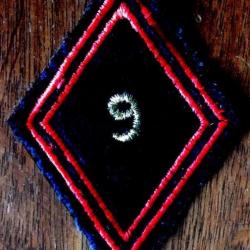 Patch à coudre losange mod 45 6° / 9° régiment du Génie sous-Officier pour collection ne pas porter.