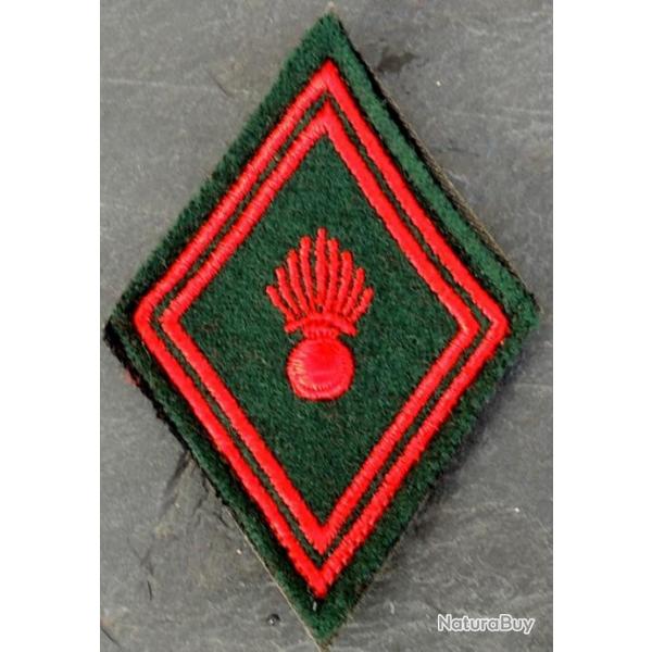 Patch losange mod 45 Grenade du train des quipage troupe pour collection ne pas porter.