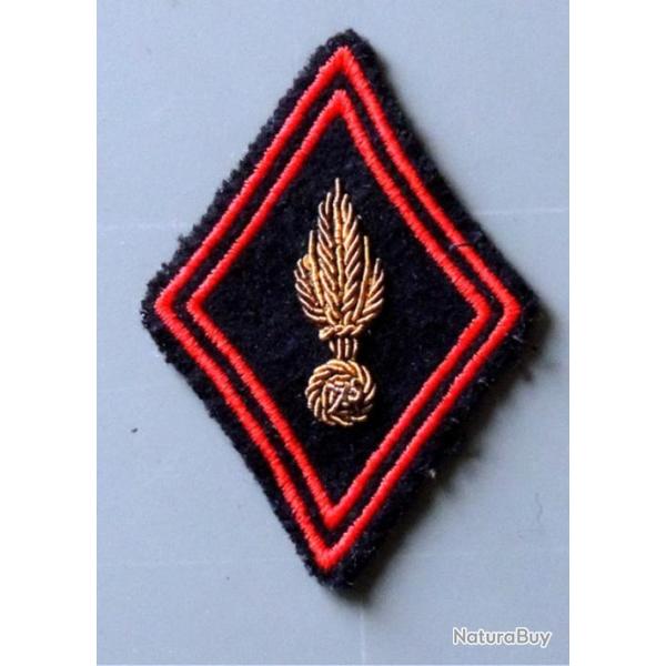 Patch losange mod 45 Officier d'Infanterie Grenade Cannetille pour collection ne pas porter.