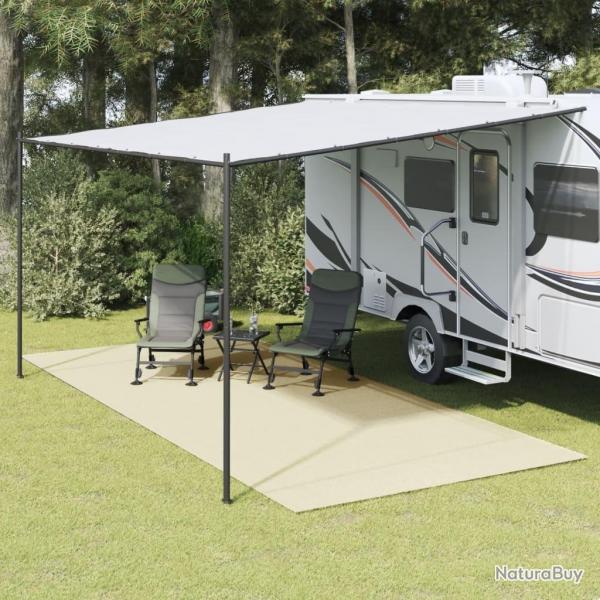 Tapis de tente crme 5,5x2,5 m alsavelo