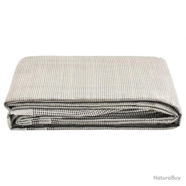 Tapis de tente 650x250 cm Gris fonc alsavelo
