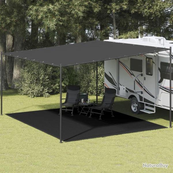 Tapis de tente 400x500 cm Noir alsavelo