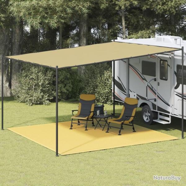 Tapis de tente 400x400 cm Beige alsavelo