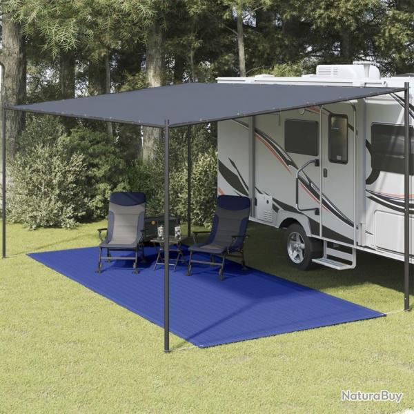 Tapis de tente 250x550 cm Bleu alsavelo