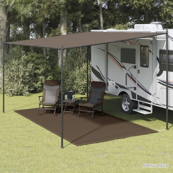 Tapis de tente 250x400 cm Marron alsavelo