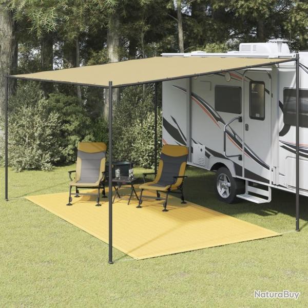 Tapis de tente 250x400 cm Beige alsavelo