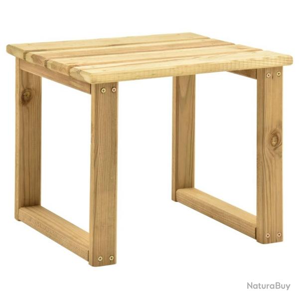 Table de transat 30x30x26 cm Bois de pin imprgn alsavelo