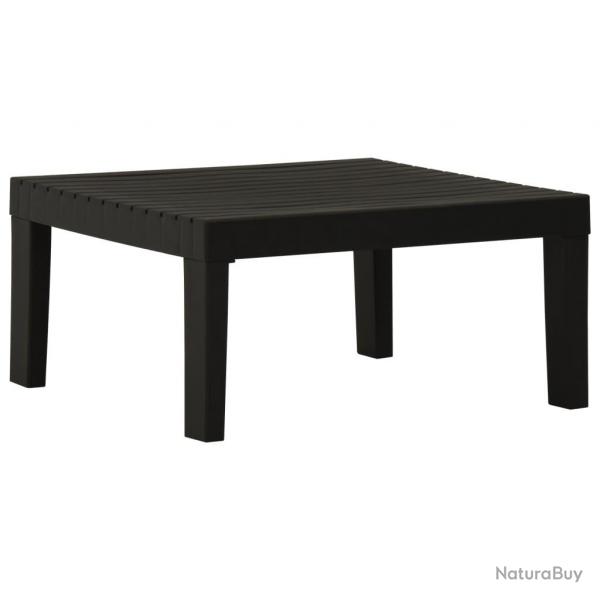 Table de salon de jardin Plastique Gris alsavelo
