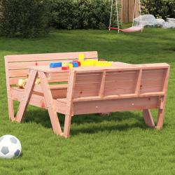 Table de pique-nique pour enfants bois massif de douglas alsavelo