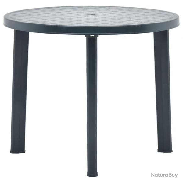 Table de jardin Vert 89 cm Plastique alsavelo
