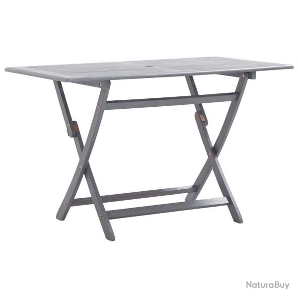 Table de jardin pliable 120x70x75 cm Bois d'acacia massif alsavelo