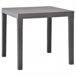 Table de jardin Moka 78x78x72 cm Plastique alsavelo