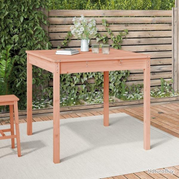 Table de jardin 82,5x82,5x76 cm bois massif de douglas alsavelo