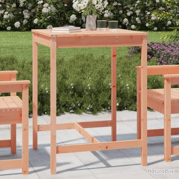 Table de jardin 82,5x82,5x110 cm bois massif de douglas alsavelo