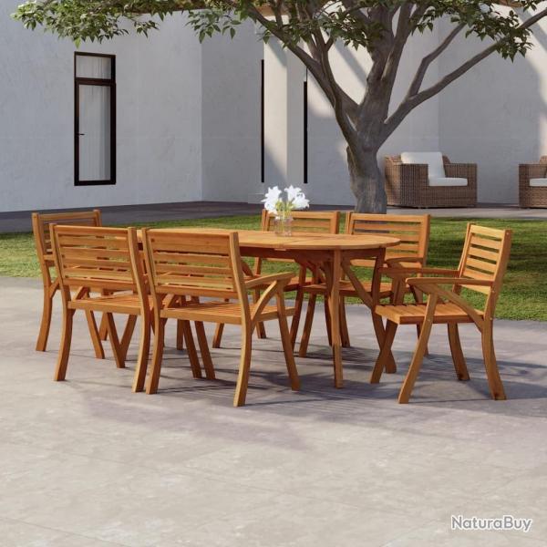 Table de jardin 200x90x75 cm Bois d'acacia solide alsavelo