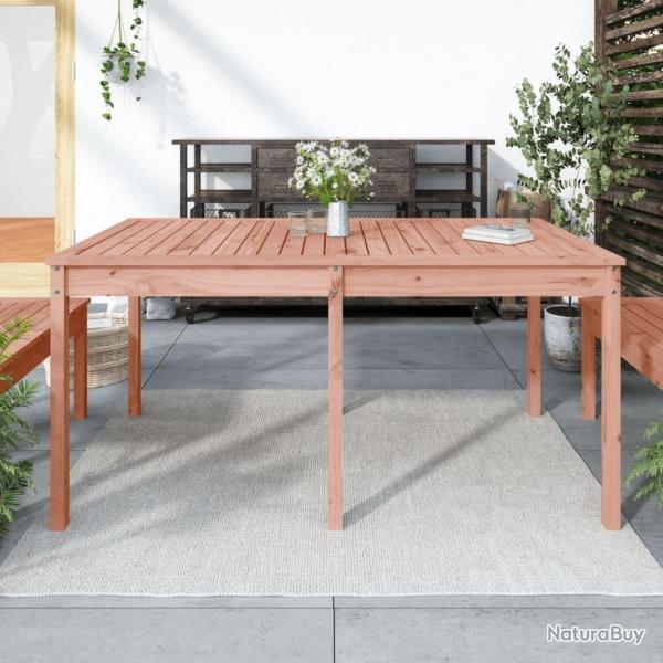 Table de jardin 159,5x82,5x76 cm bois massif de douglas alsavelo