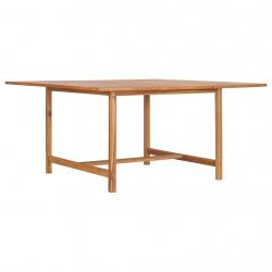 Table de jardin 150x150x76 cm Bois de teck solide alsavelo