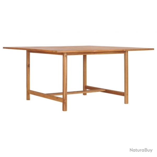 Table de jardin 150x150x76 cm Bois de teck solide alsavelo