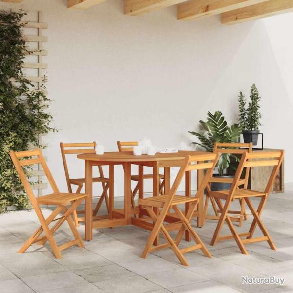 Table de jardin 130x90x72 cm Bois d'acacia massif alsavelo