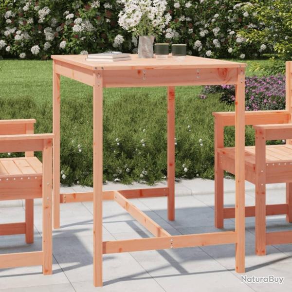 Table de jardin 121x82,5x110 cm bois massif de douglas alsavelo