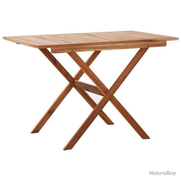Table de jardin 110x67x74 cm Bois d'acacia massif alsavelo