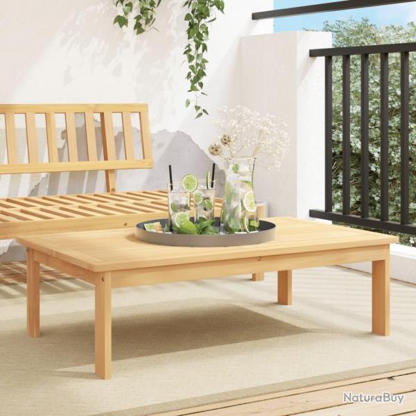 Table de jardin 100x60x30 cm bois d'acacia solide alsavelo