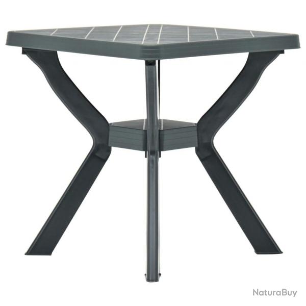 Table de bistro Vert 70x70x72 cm Plastique alsavelo