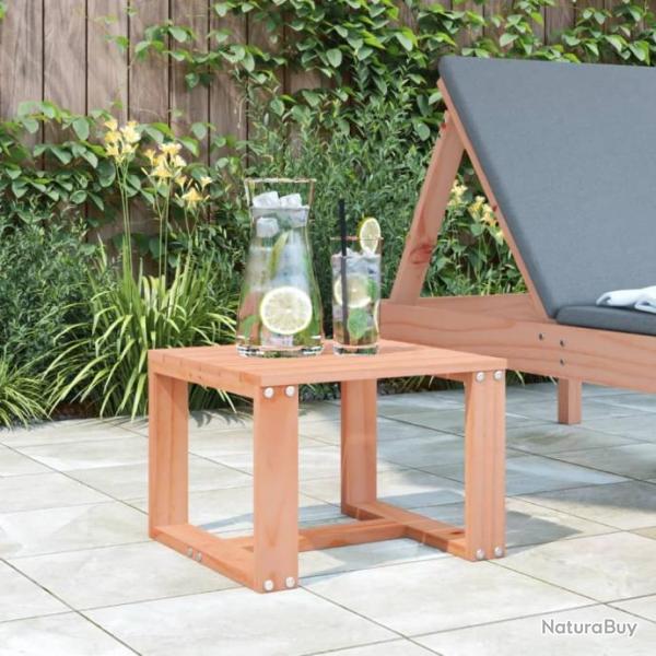 Table d'appoint de jardin 40x38x28,5 cm bois massif de douglas alsavelo