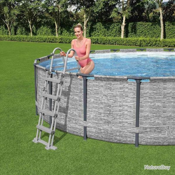 chelle de piscine  4 marches Flowclear 122 cm alsavelo