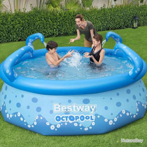 Piscine  rglage facile OctoPool 274x76 cm alsavelo