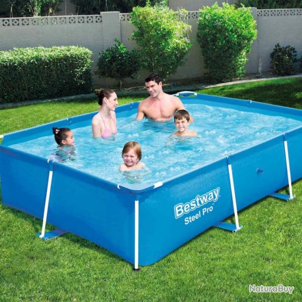 Piscine avec cadre en acier Steel Pro 259x170x61 cm 56403 alsavelo