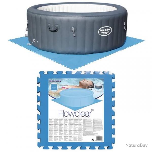 Protecteurs de sols de piscine 8 pcs bleu 58220 alsavelo