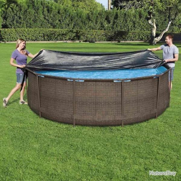 Couverture de piscine Flowclear 366 cm alsavelo