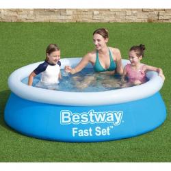 Piscine gonflable Fast Set Rond 183x51 cm Bleu alsavelo