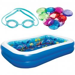 Piscine gonflable aventure sous-marine 54177 alsavelo