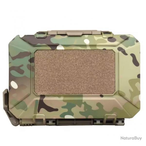 Mallette Tactique tanche Rangement Airsoft Paintball Chasse et Tir Camouflage 19,5 x 14,5 x 5,5 cm