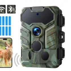 Caméra de Chasse CAMPARK WiFi Bluetooth - 32MP, 1080P, Déclenchement Ultra-Rapide