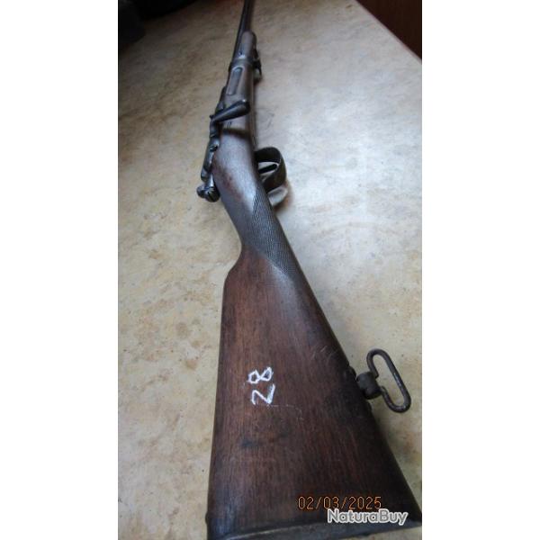 fusil GRAS chasse rare cal 28 boitier Tulle Gras 1874 modif  80