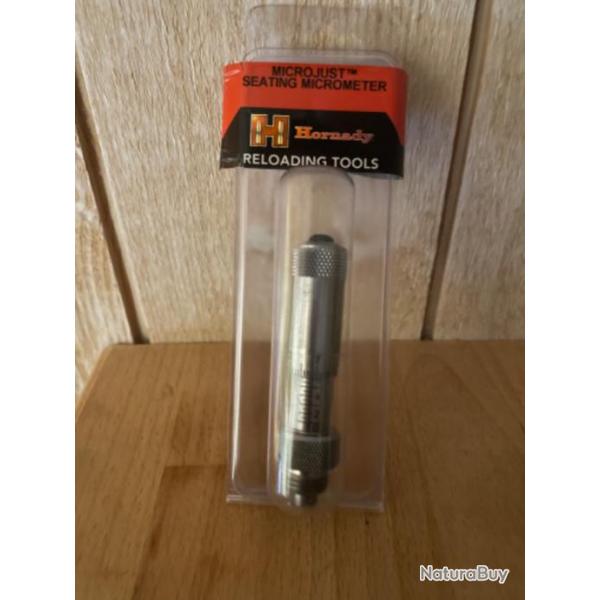 Micro just Hornady rglage micromtrique