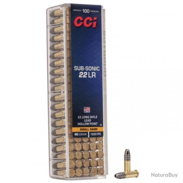 Balles CCI 22 lr subsonic