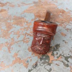 Superbe artisanat de trancher très belle pipe de 14 18 authentique pour collectionneur !!
