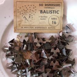 Lot de 55 disperseurs métalliques " BALISTIC " en calibre 16.