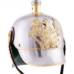 Casque à pointe de cuirassier prussienne 1889 cuir