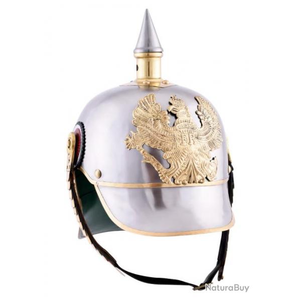 Casque  pointe de cuirassier prussienne 1889 cuir